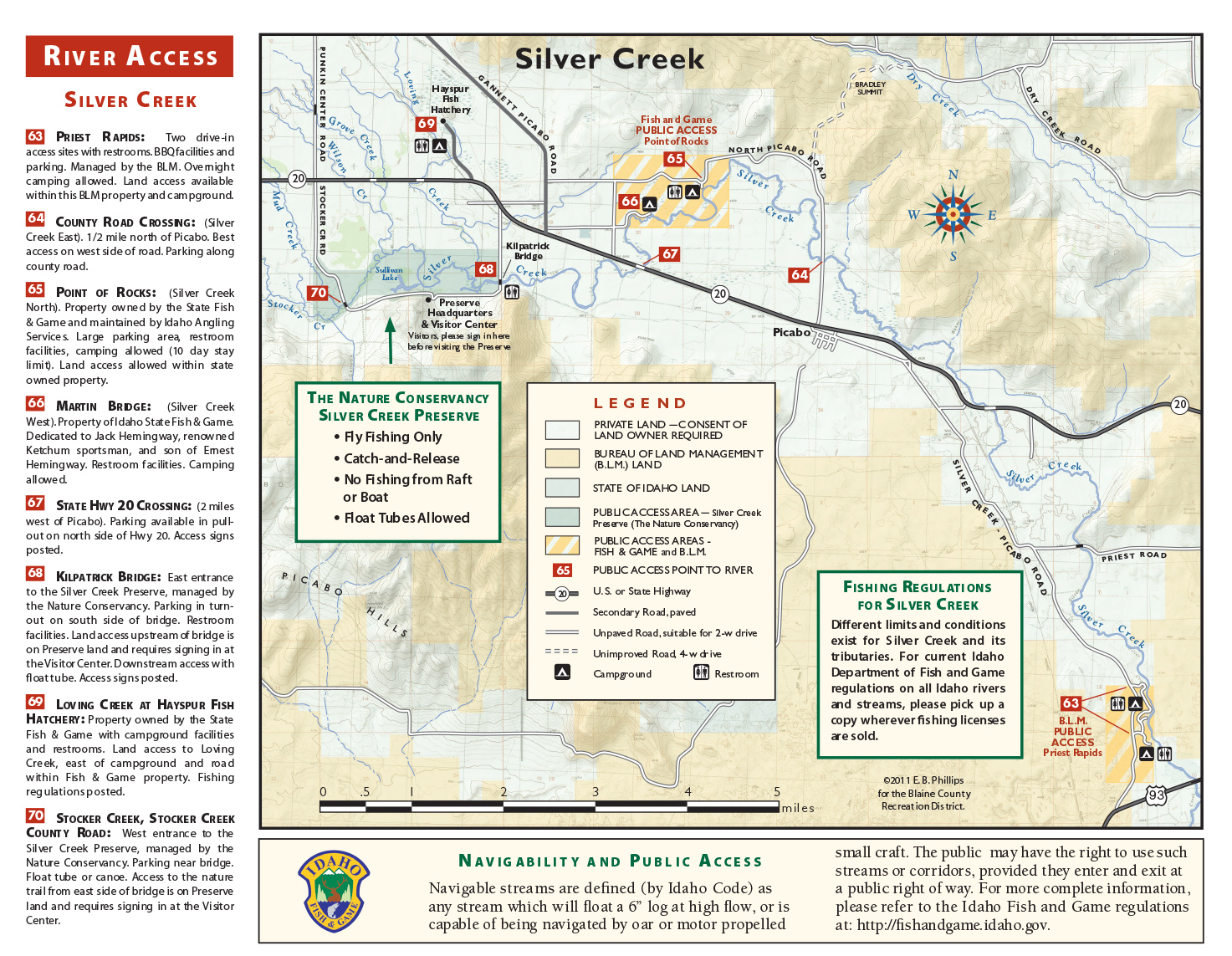River Access Maps Silver Creek Outfitters