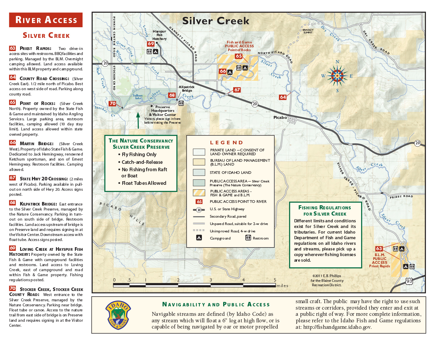 Silver Creek Idaho Map River Access Maps | Silver Creek Outfitters