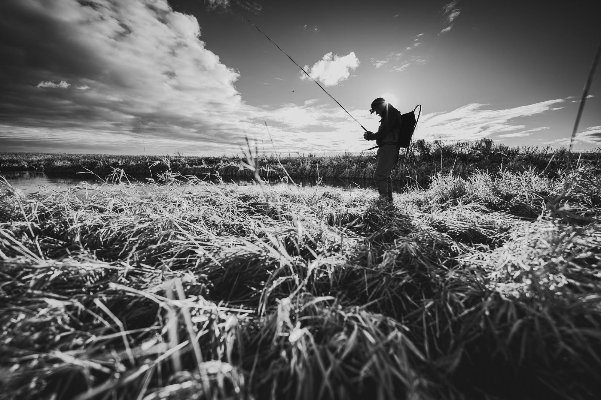 Angler Fishing in Winter | Silver Creek Outfitters | Sun Valley | Ketchum | Hailey | Idaho